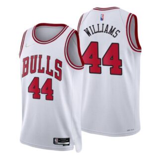 Men's #44 Patrick Williams Chicago Bulls 75th Anniversary Diamond Jersey White Association