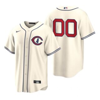 Youth Chicago Cubs Custom 2022 Field of Dreams Cream Stitched Jersey