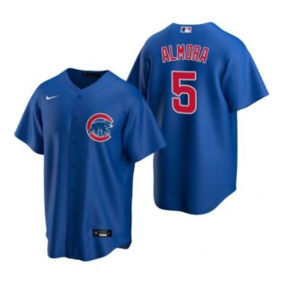 Men's Albert Almora Jr. Chicago Cubs Cool Base Jersey Royal
