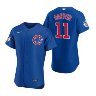 Men's Yu Darvish Chicago Cubs Flex Base Jersey Royal