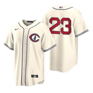 Youth Chicago Cubs Ryne Sandberg 2022 Field of Dreams Cream Stitched Jersey