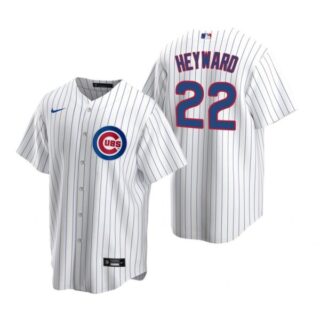 Men's Jason Heyward Chicago Cubs Cool Base Jersey White