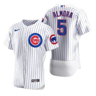 Men's Albert Almora Jr. Chicago Cubs Flex Base Jersey White