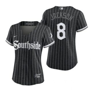 Women Chicago White Sox Bo Jackson 2021 City Connect Southside Jersey Black Stitched