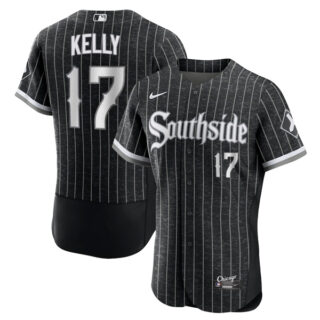 Men's Joe Kelly Chicago White Sox Black City Connect Stitched Jersey Flex Base