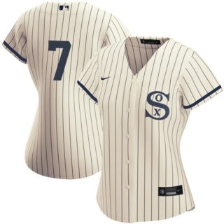 Women Chicago White Sox #7 Tim Anderson Field of Dreams Throwback Jersey Stitched