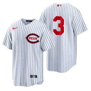 Youth Cincinnati Reds Albert Almora Jr. 2022 Field of Dreams White Stitched Jersey