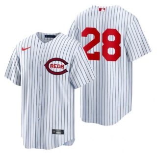 Youth Cincinnati Reds Austin Romine 2022 Field of Dreams White Stitched Jersey