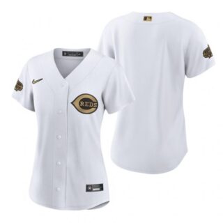 Women's Cincinnati Reds 2022 MLB All-Star Game White Stitched Jersey