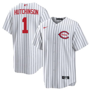Youth Cincinnati Reds Fred Hutchinson 2022 Field of Dreams White Stitched Jersey With Name