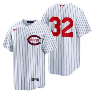 Youth Cincinnati Reds Max Schrock 2022 Field of Dreams White Stitched Jersey