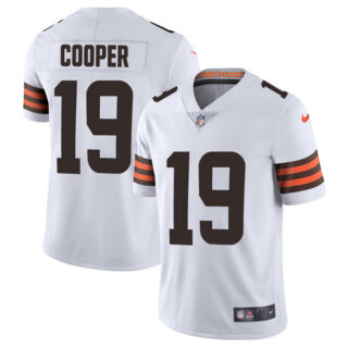 Youth Cleveland Browns Amari Cooper White Vapor Limited Stitched Jersey