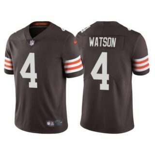 Youth Cleveland Browns Deshaun Watson Brown Vapor Limited Stitched Jersey