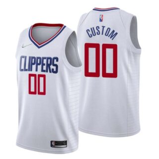 Men's Custom Los Angeles Clippers 75th Anniversary Diamond Jersey