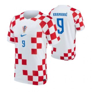 Youth Andrej Kramaric Croatia National Team White Home Soccer Jersey 2022-23