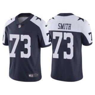 Men's Dallas Cowboys Tyler Smith 2022 NFL Draft Stitched Jersey Navy Alternate
