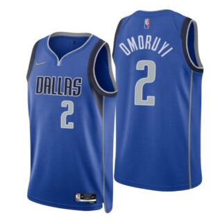 Men's Eugene Omoruyi Dallas Mavericks 75th Anniversary Diamond Jersey