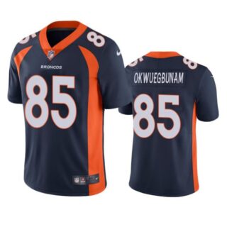Men's Albert Okwuegbunam Denver Broncos Limited Footbal Jersey Navy