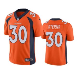 Men's Caden Sterns Denver Broncos Limited Footbal Jersey Orange