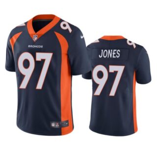 Men's D.J. Jones Denver Broncos Limited Footbal Jersey Navy