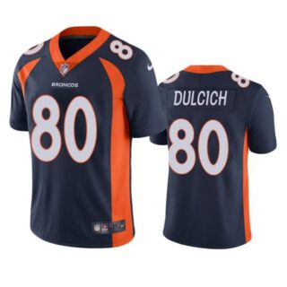Men's Greg Dulcich Denver Broncos Limited Footbal Jersey Navy