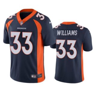 Men's Javonte Williams Denver Broncos Limited Footbal Jersey Navy