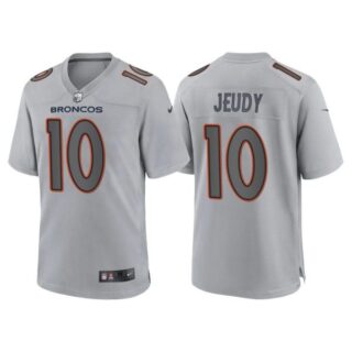 Youth Denver Broncos Jerry Jeudy Gray Atmosphere Fashion Stitched Jersey