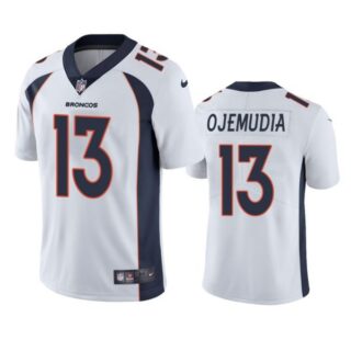 Men's Michael Ojemudia Denver Broncos Limited Footbal Jersey White
