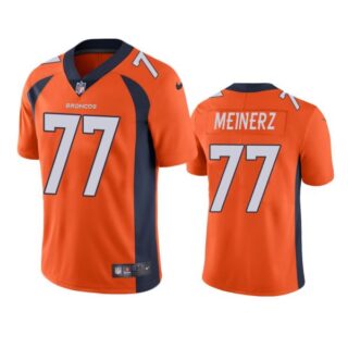 Men's Quinn Meinerz Denver Broncos Limited Footbal Jersey Orange