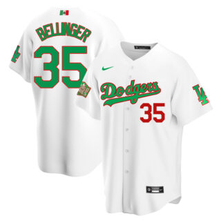 Men's Cody Bellinger Los Angeles Dodgers Cool Base Jersey Mexico Black Mexico White