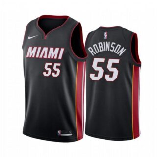 Men's Duncan Robinson Miami Heat Basketball Jersey Black