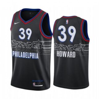 Men's Dwight Howard Philadelphia 76ers Basketball Jersey Black
