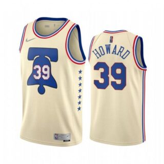 Men's Dwight Howard Philadelphia 76ers Basketball Jersey Cream