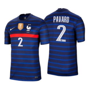 Men's Benjamin Pavard France National Blue Home Jersey