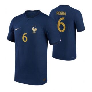 Men's Paul Pogba France National Team Navy Home 2022-23 Jersey