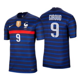 Men's Olivier Giroud France National Blue Home Jersey