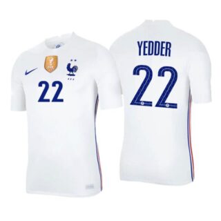 Men's Wissam Ben Yedder France National White Away Jersey