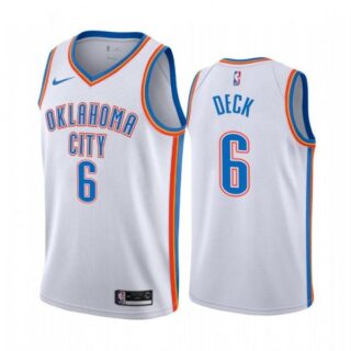 Men's Gabriel Deck Oklahoma City Thunder Basketball Jersey White