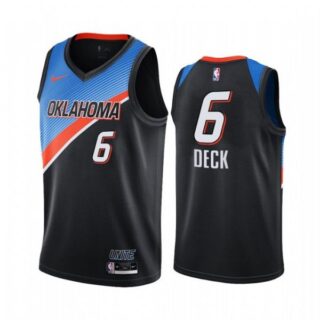 Men's Gabriel Deck Oklahoma City Thunder Basketball Jersey Black
