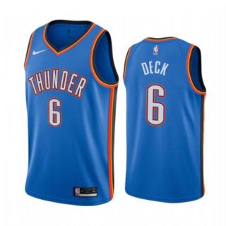 Men's Gabriel Deck Oklahoma City Thunder Basketball Jersey Blue