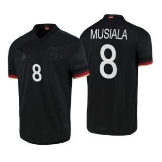 Men's Jamal Musiala Germany National Soccer Team Black Away Jersey