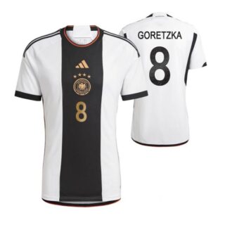 Youth Leon Goretzka Germany National Team White Home Soccer Jersey 2022-23