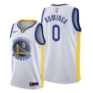 Men's Jonathan Kuminga Golden State Warriors 2021 NBA Draft Jersey White Association