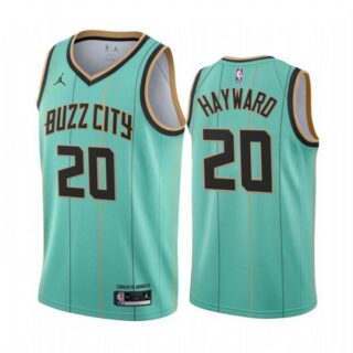 Men's Gordon Hayward Charlotte Hornets Basketball Jersey Green