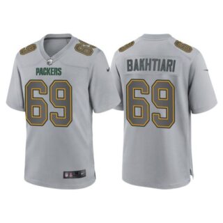 Youth Green Bay Packers David Bakhtiari Gray Atmosphere Fashion Stitched Jersey