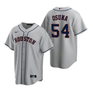 Men's Roberto Osuna Houston Astros Cool Base Jersey Gray