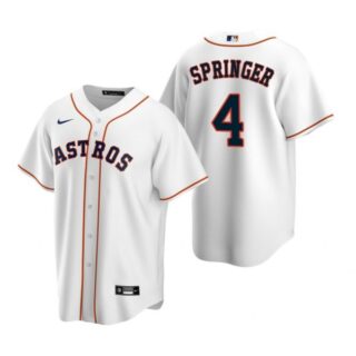 Men's George Springer Houston Astros Cool Base Jersey White