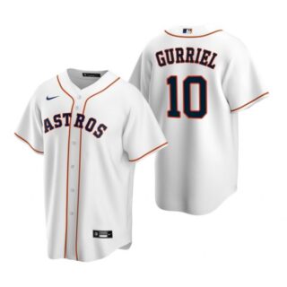 Men's Yuli Gurriel Houston Astros Cool Base Jersey White