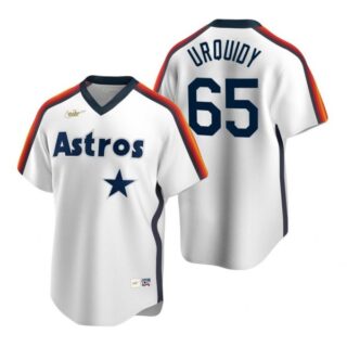 Men's Jose Urquidy Houston Astros Cool Base Jersey White Cooperstown