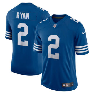 Men's Indianapolis Colts Matt Ryan Blue Color Rush Stitched Jersey